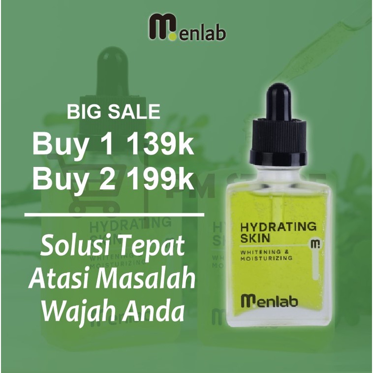 SERUM MENLAB HYDRATING SKIN SERUM | MENLAB HYDRATING SERUM | MEN LAB SERUM PRIA MENCERAHKAN ORIGINAL
