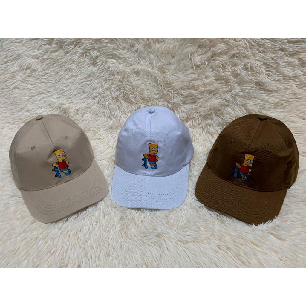 Topi Baseball SIMSON Pria Keren Cowo Bordir Ori Gaul Sport Terbaru Promo Casual Viral Bergambar Original Simple Import Gratis Ongkir Murah Korean Style Pr