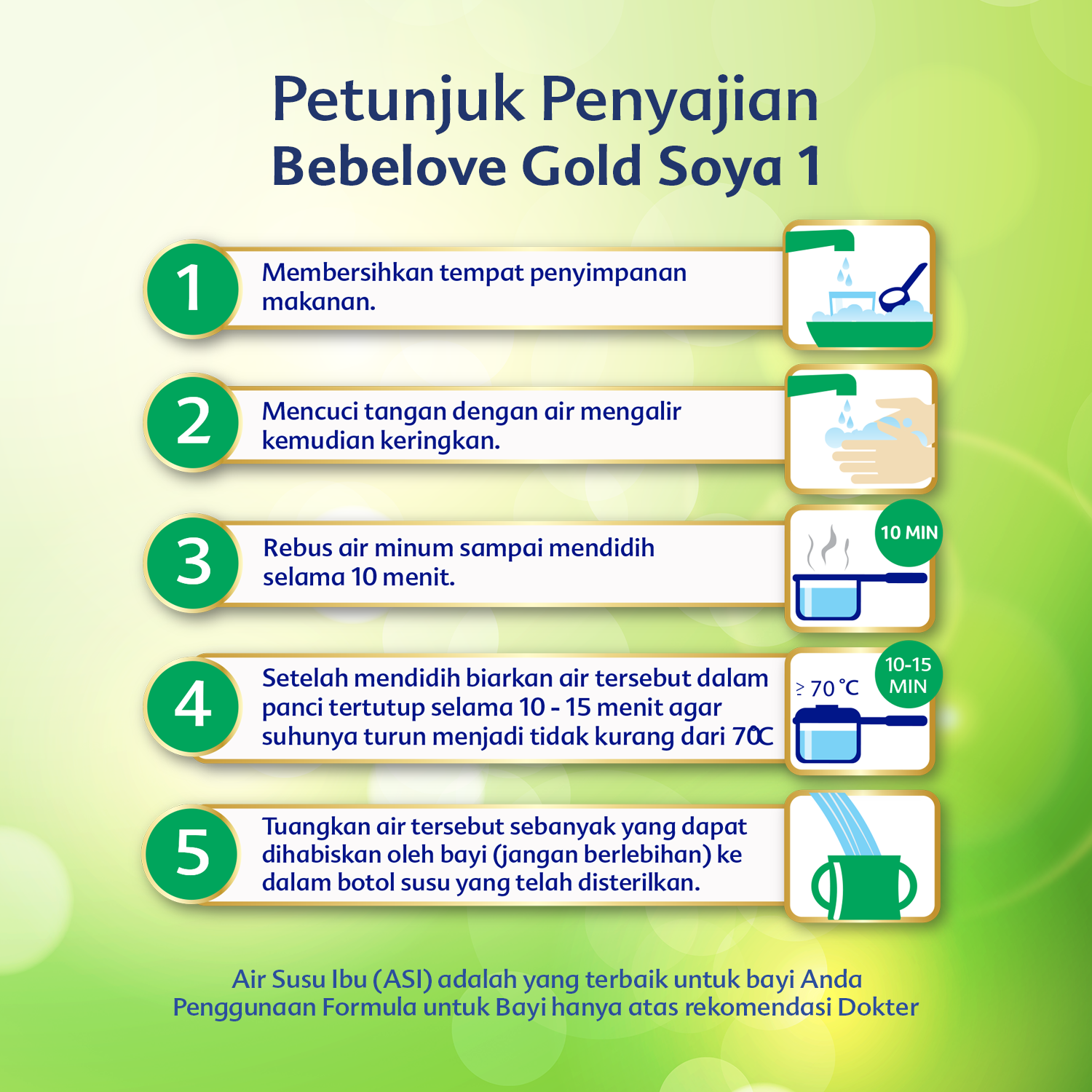 Bebelove Gold Soya 1 Formula Soya Bayi Bubuk 170 Gr Shopee Indonesia