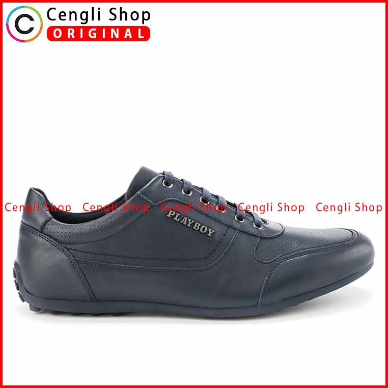 SEPATU PLAYBOY SNEAKER CASUAL PRIA ORIGINAL KULIT ASLI TERBARU PLK2