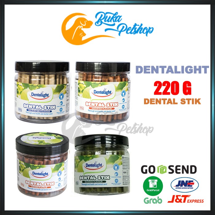 Snack Anjing DENTALIGHT Dental Stik 220g