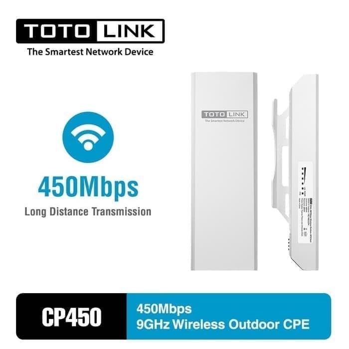 Router TOTOLINK CP450 P2P 5GHZ HIGH SUPER POWER LONG RANGE 8KM 450Mbps