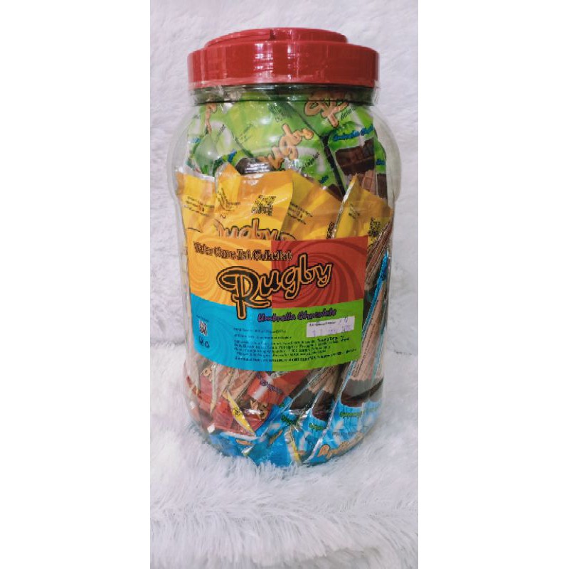 Rugby Coklat Wafer Cone Isi 60pcs