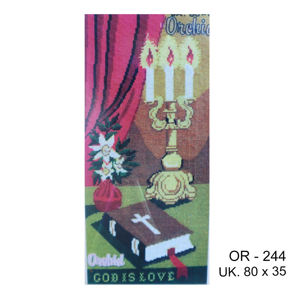 Kruistik Orchid - 244