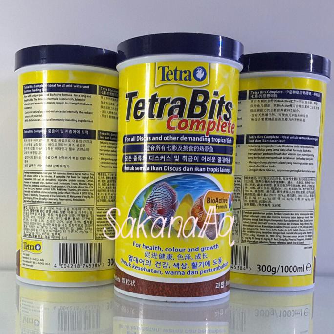 Harga Promo Makanan Discus Tetra Bits / TetraBits Complete 300g / 300 gram / 300gr