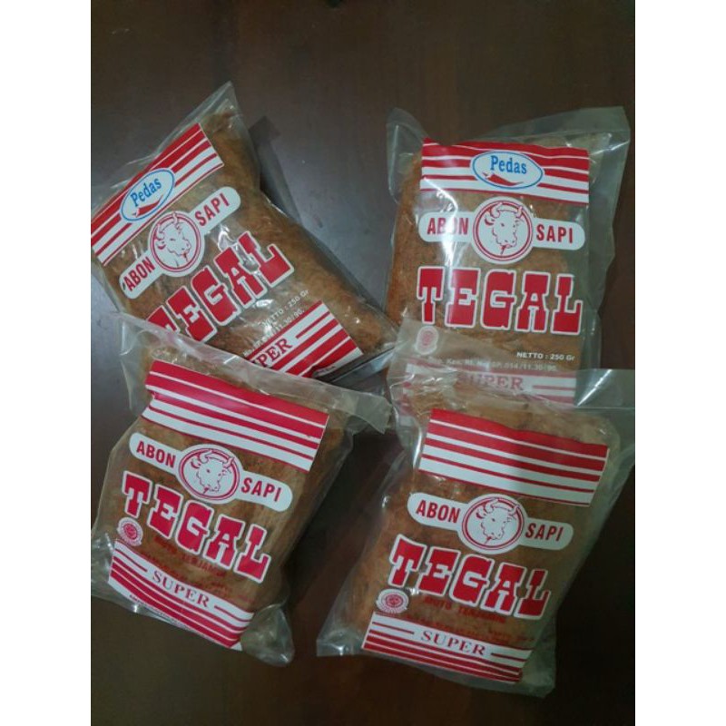 abon sapi asli cap tegal kemasan 100gram