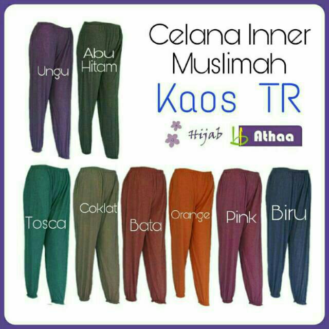 Celamis Aladin Model KOP (ban) Celana Inner Celana Dalaman Gamis/ Rok