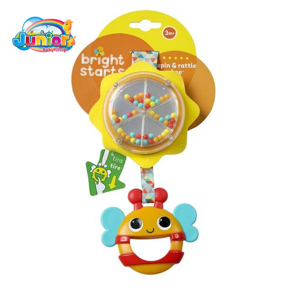 Bright Starts Spin &amp; Rattle Bee