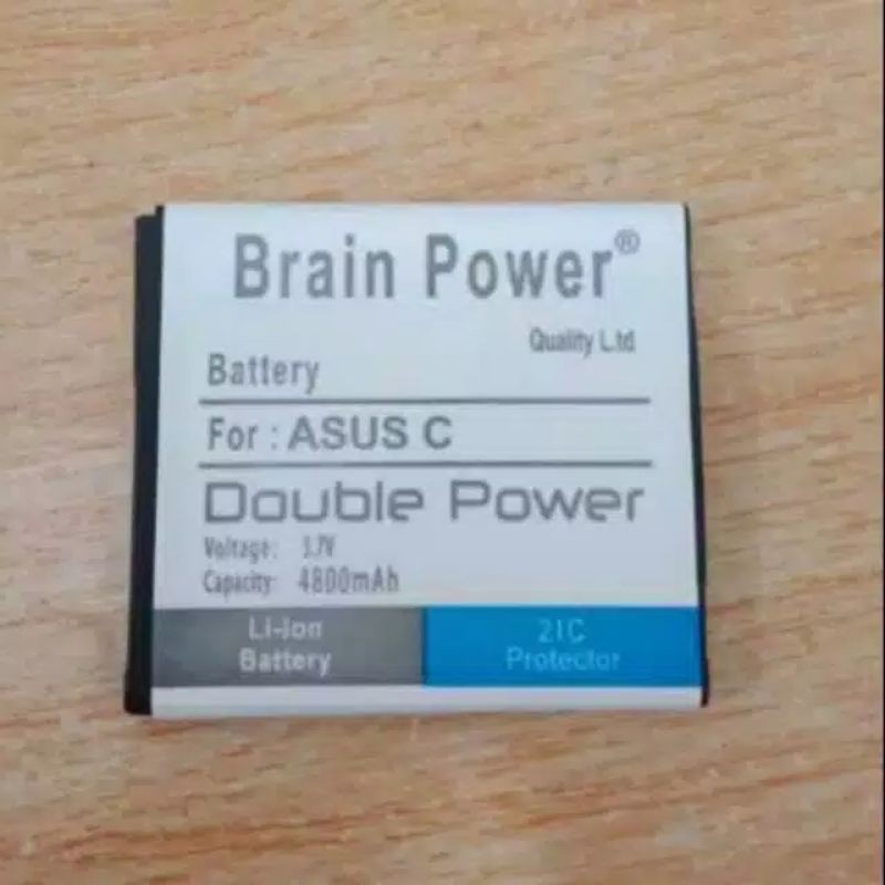 Battery Batre Asus Zenfone C B11P1421 Brain Power Baterai Asus 4C Z007 / ZC451CG DOUBLE POWER