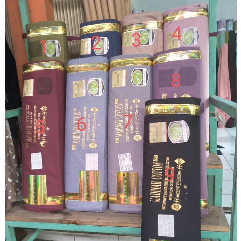 Kain Katun/catton Madinah Premium Katun Madinah Original by Fodu Kain Madinah Kain, Katun Polos Katu