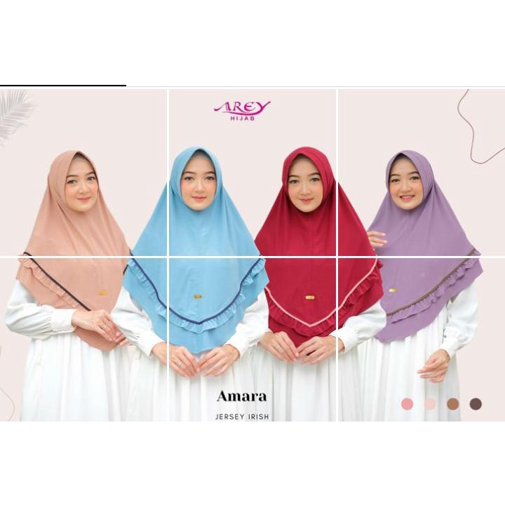 Arey Hijab Instan Amara List Jersey