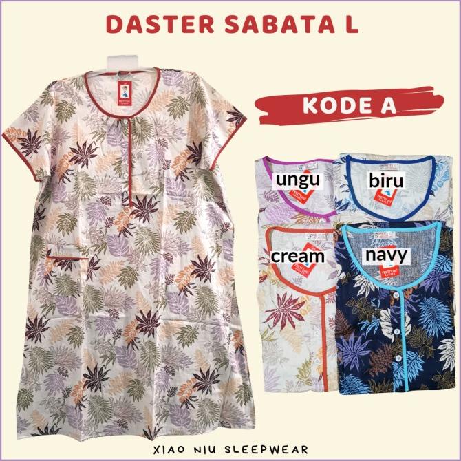 Daster Katun Sabata Pretty Girl / Baju Tidur Wanita