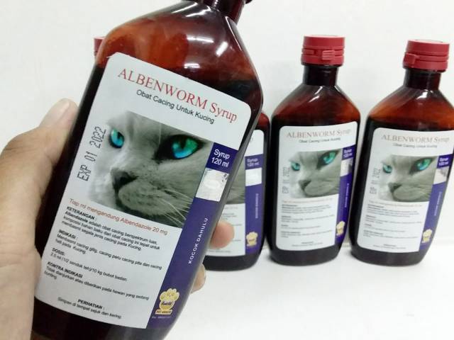 ALBENWORM SYRUP/CAIR Kucing | Albenworm Raid All Cair Kucing 120ml |