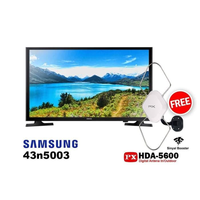 SAMSUNG LED TV 43" Flat Digital FHD 43N5003 FREE ANTENA PX HDA-5600 Limited