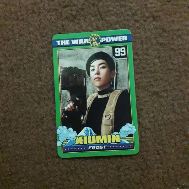 PHOTOCARD OFFICIAL EXO XIUMIN POWER
