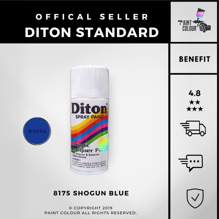 Diton 8175 Shogun Blue Cat Semprot/Pylox/Samurai Motor/Helm/Gundam