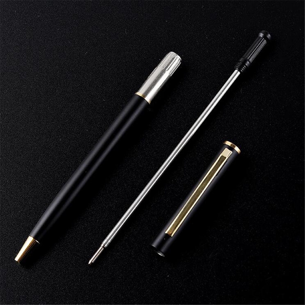 (Aaoottuuoo5.Id) 1pc Bolpoin Gel Refill Warna Hitam Untuk Stationery Sekolah / Kantor