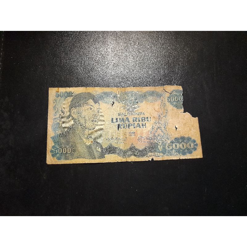 uang kuno 5000 rupiah jenderal sudirman