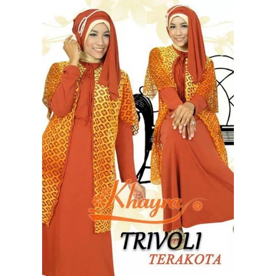 Gamis Dress Rompi Cardi by khayra