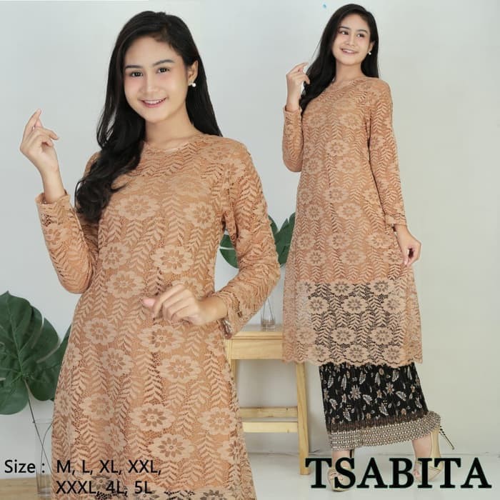 ATASAN KEBAYA TUNIK BROKAT JUMBO MILO