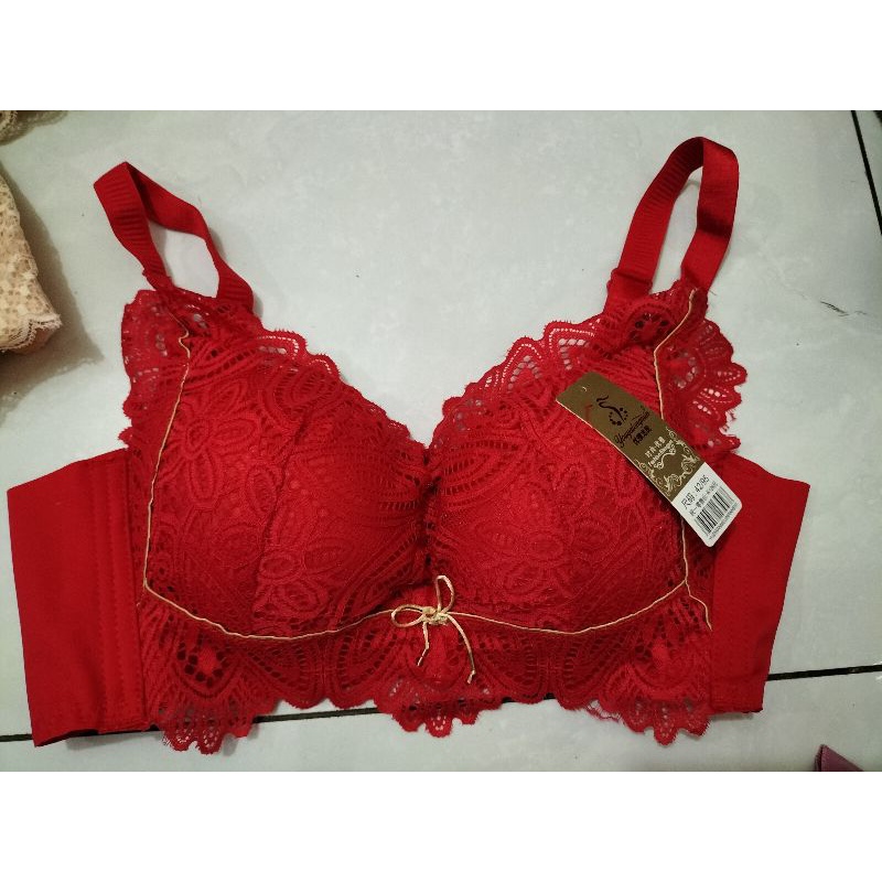 PUSH UP BRA RENDA/BRUKAT BERKAWAT, BUSA TEBAL KAIT 3 ATAU 4