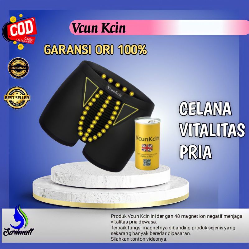 Celana Vitalitas Pria Vcun Kcin Ion Super Boxer Celana Dalam Kesehatan Pria 48 Magnet Original