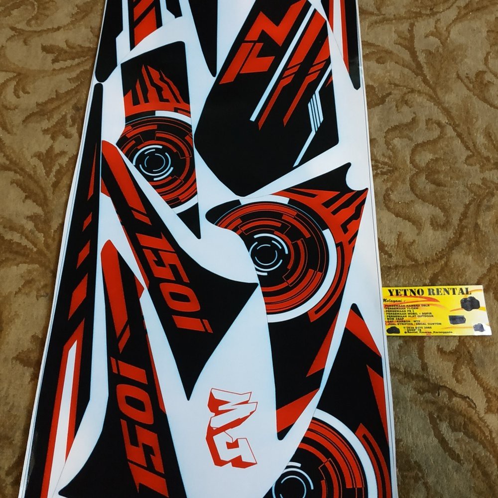 Sticker striping Vixion Nvl Thailand Thailooo Fz150 Terlaris