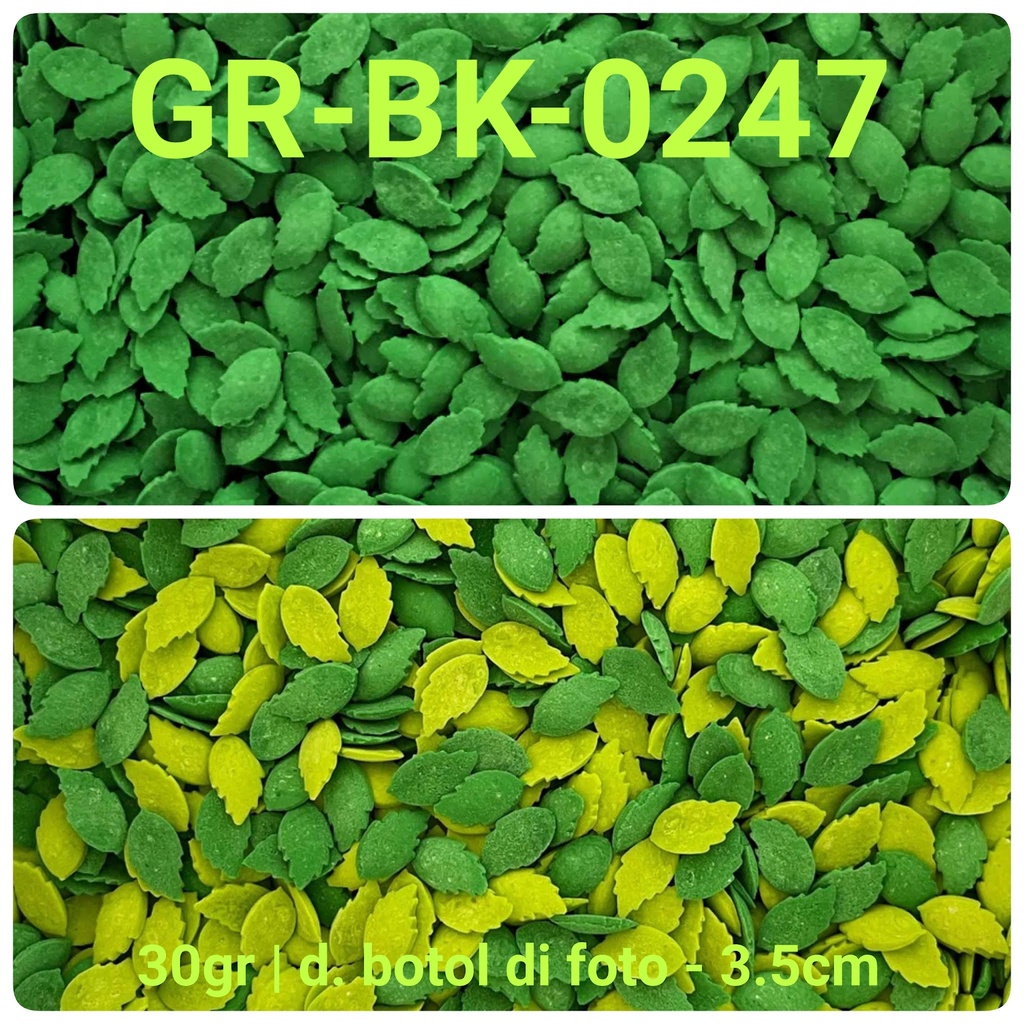 

GR-BK-0247 Sprinkles sprinkle springkel 30gr daun mawar tipis yamama baking grosir murah sprinkles cake dekorasi mutiara trimit decoration story sprinklestory sprinklesstory sprinkle story yamama baking