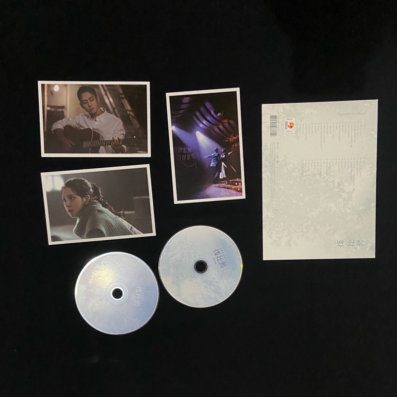 POSTCARD CD ENVELOPE ALBUM SNOWDROP JISOO BLACKPINK