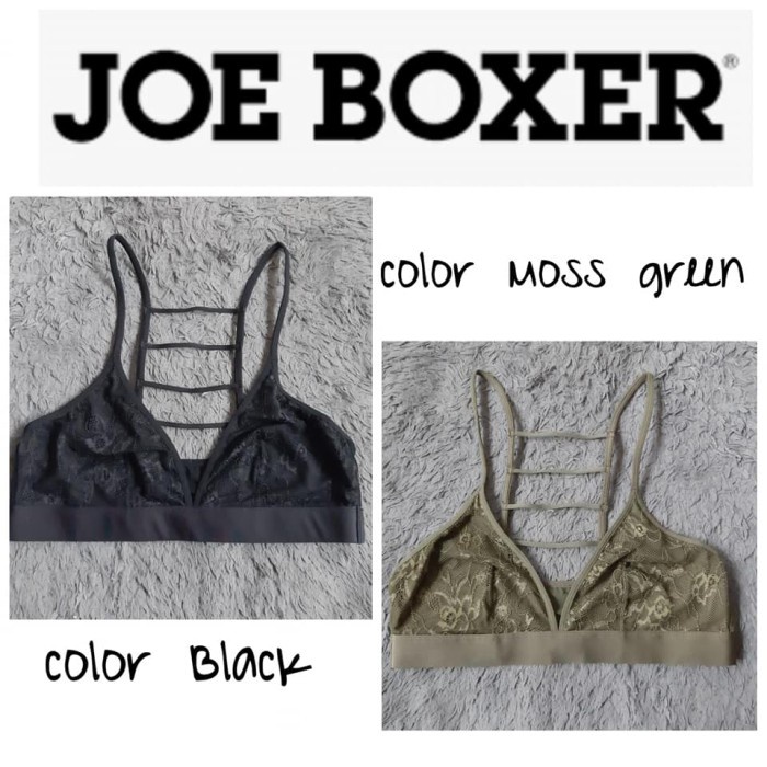 Bra Bralette Joe Boxer Nonpad Nonwire Lace