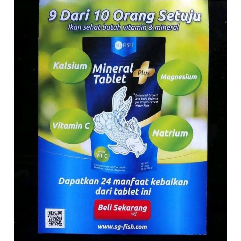 

mineral tablet SG fish