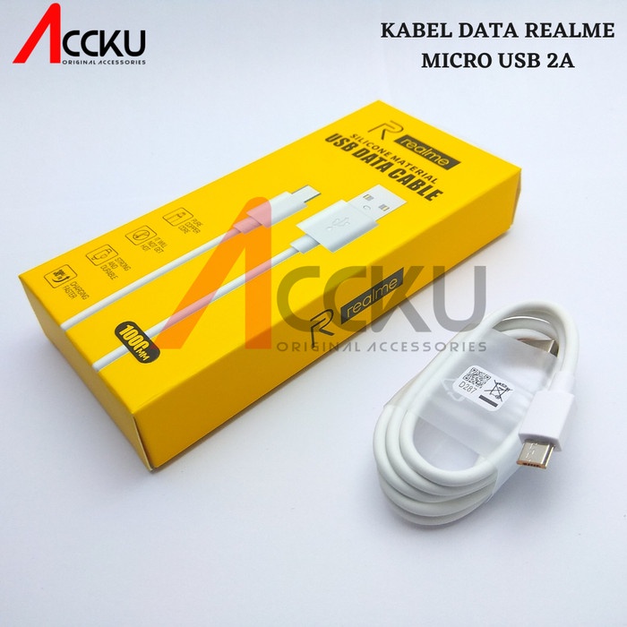 KABEL DATA REALME MICRO USB KABEL DATA MICRO USB REALME 2A KABEL DATA 2A REALME MICRO USB  REALME ORIGINAL