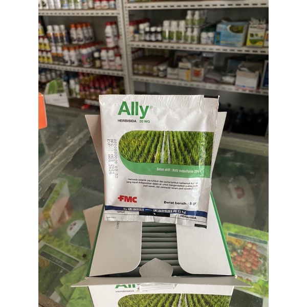 Herbisida ALLY 20WG 5gr Original FMC Metil Metsulfuron campuran roundup gramoxone
