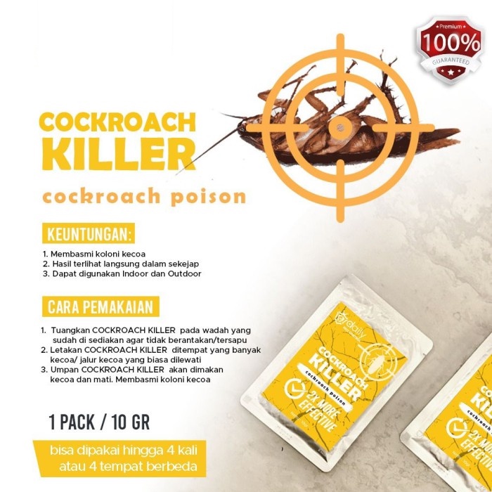 DAILY COCKROACH KILLER - RACUN KECOA AMPUH PEMBASMI PEMBUNUH KECOA