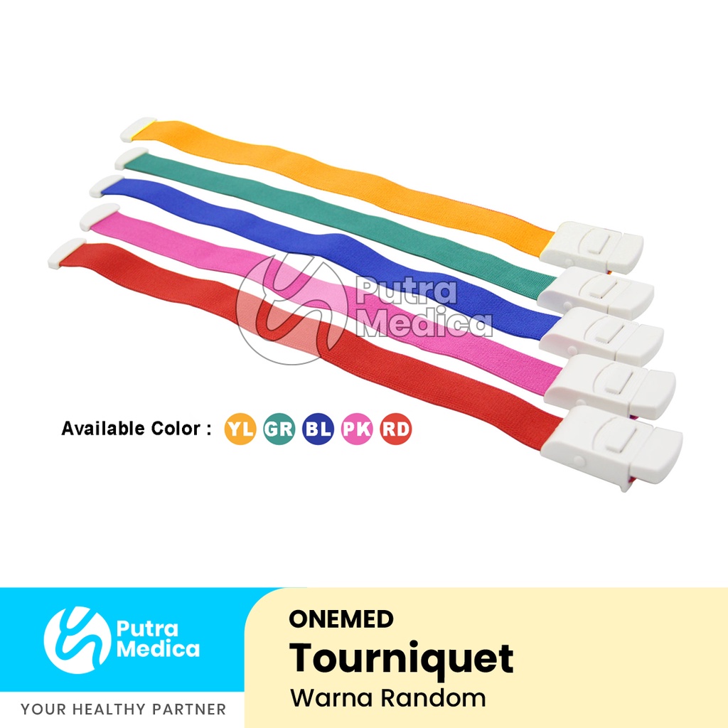 Onemed Tourniquet [Warna Acak] / Turniket / Pengikat Lengan