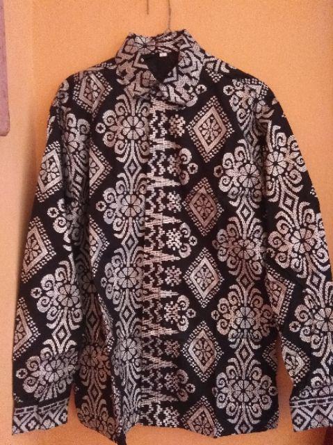 Baju Hem Kemeja Batik Lengan Tangan Panjang Grosir Murah Pakaian Pria Pendek Atasan Work Tanah Abang