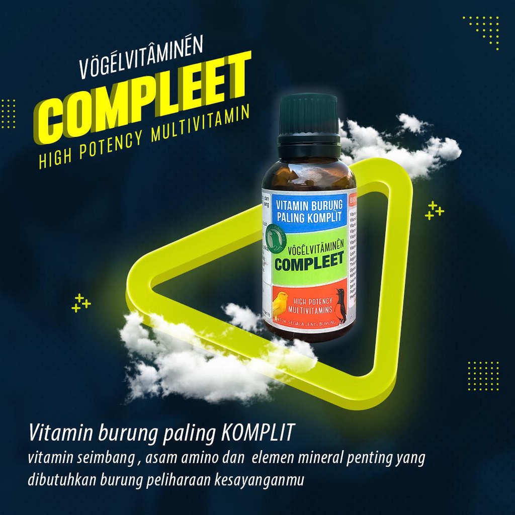 Vogelvitaminen COMPLEET Vitamin Burung Paling Komplit