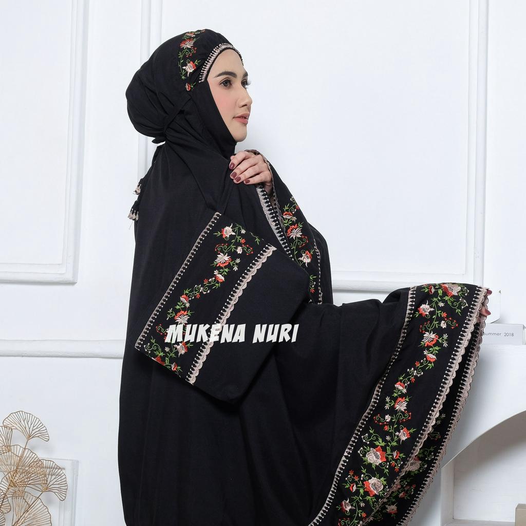 Mukena Vaseena Dewasa Katun Premium Bordir Jumbo Mewah Terbaru