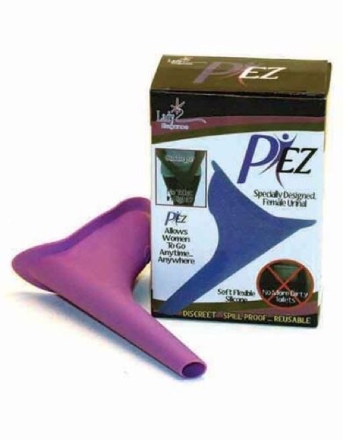 Pez urine toiletries / corong untuk buang air kecil ( untuk wanita)