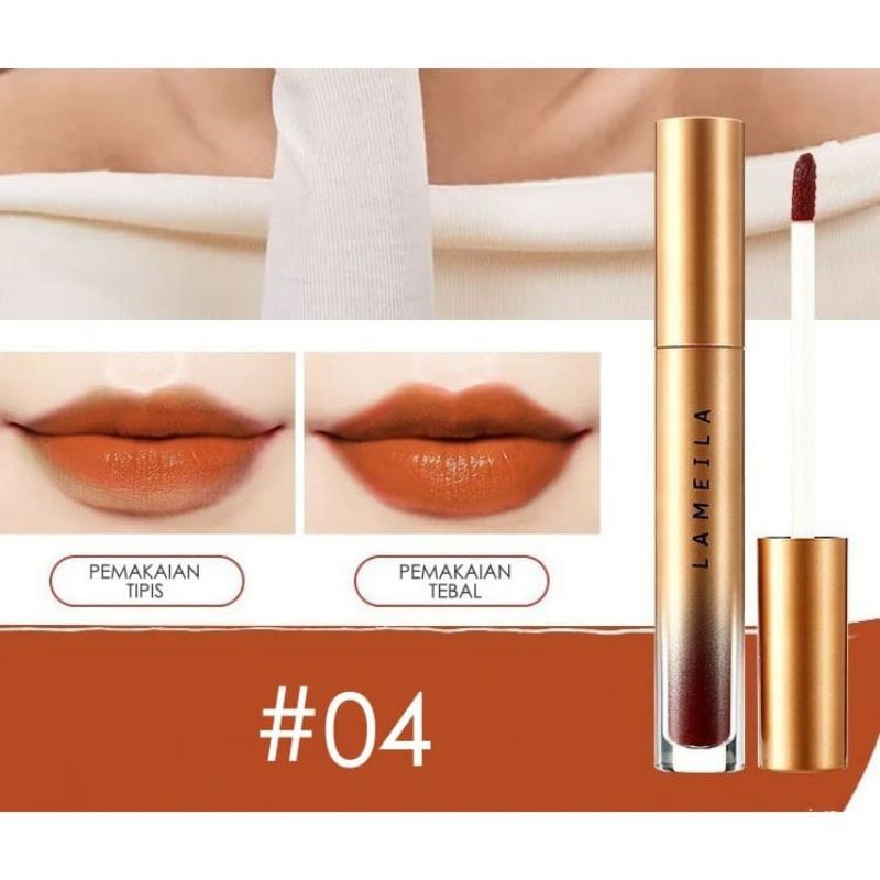 Medan Termurah Lipstick Velvet lip Glaze lipstik Lameila