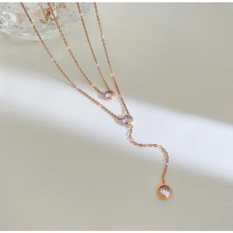 Kalung Titanium Rumbai Rosegold N23062105