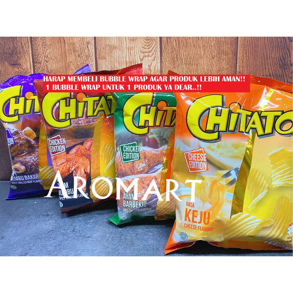 

Chitato Potato Chips/ Keripik Kripik Kentang Chitato - 68g