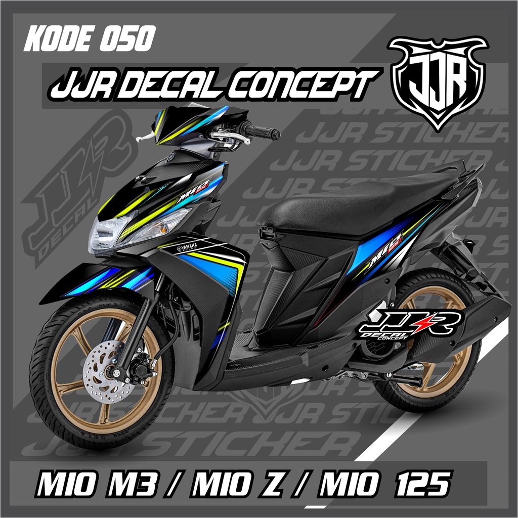 STIKER DECAL YAMAHA MIO M3/MIO Z/MIO 125 FULL BODY MOTIF GRAFIS ROAD RACE KODE 050