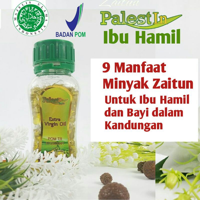 MELANCARKAN PERSALINAN Minyak Zaitun Asli Murni Extra Virgin Palestin minuman Kapsul Ibu Hamil Minum