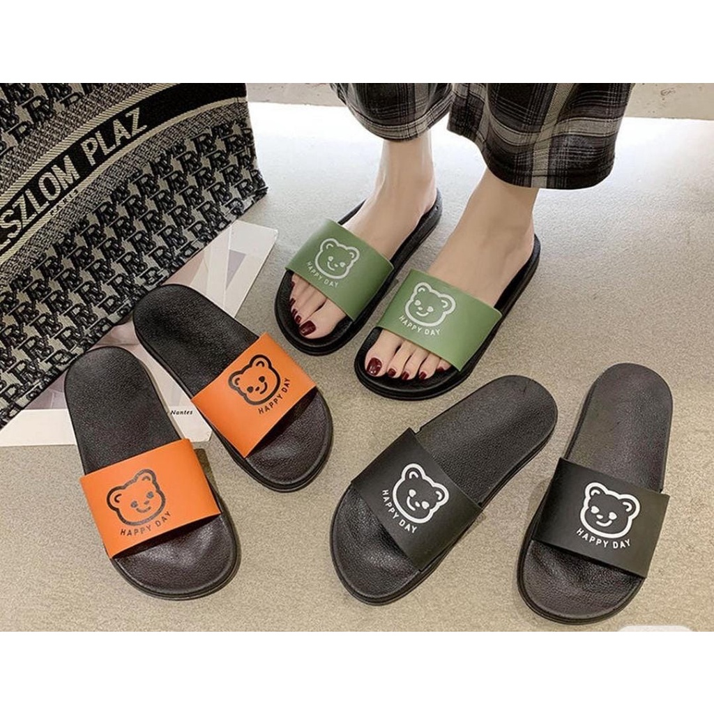 SANDAL SLIP  WANITA KUCING HAPPY DAY