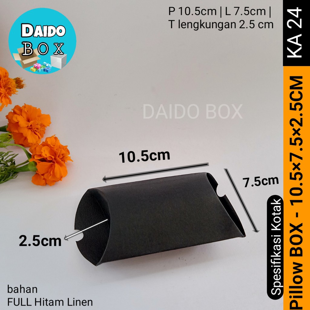 

ISI 36 BIJI Pillow Box Hitam 10cm Ka27 Kotak Kado Kardus Dus Souvenir Aksesoris