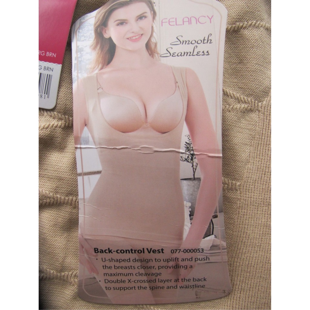 QH [HARGA NORMAL RP. 250.000,-] KORSET BADAN FELANCY BODY TORSETTE / CORSETTE 053 BRN SIZE M FIT L