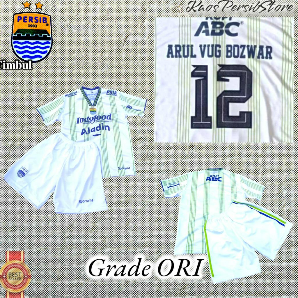 TERLARISS BAJU BOLA persib 2023 2024 grade 0r1 balita anak  setelan murah bisa request nama 1/15thn