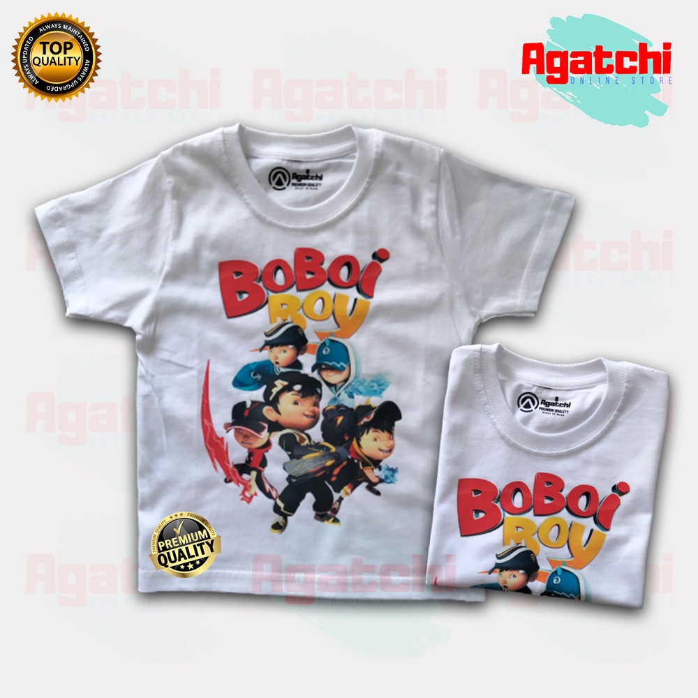 Kaos Atasan Anak Karakter Boboiboy