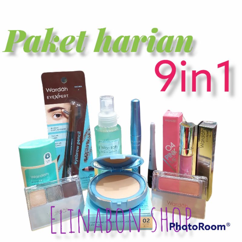 Wardah paket harian komplit 9 in 1